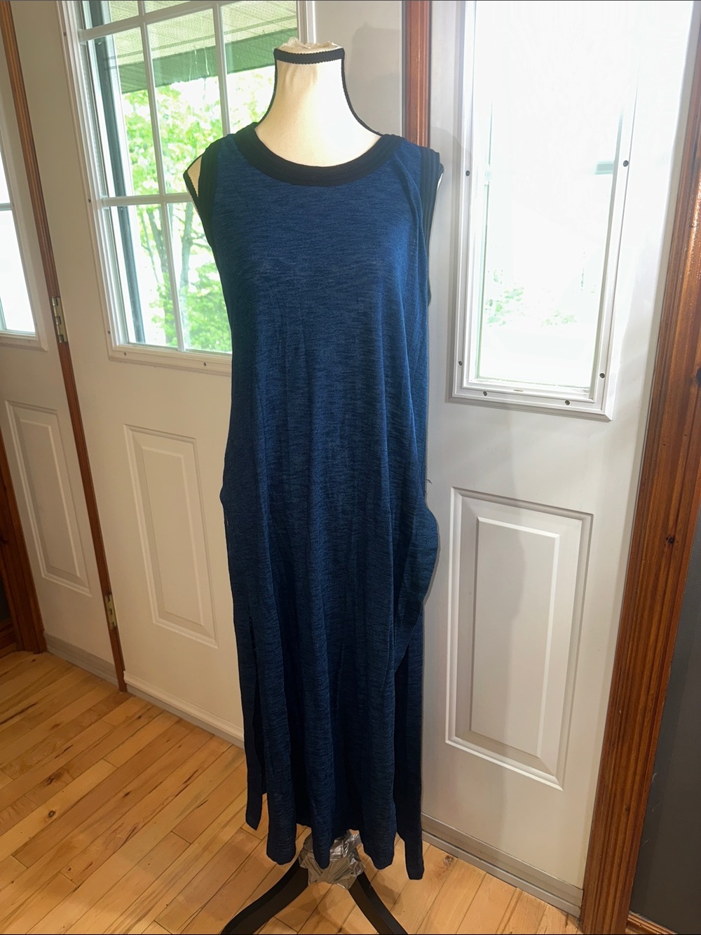 Diesel Sleeveless Dark Navy Maxi Dress
